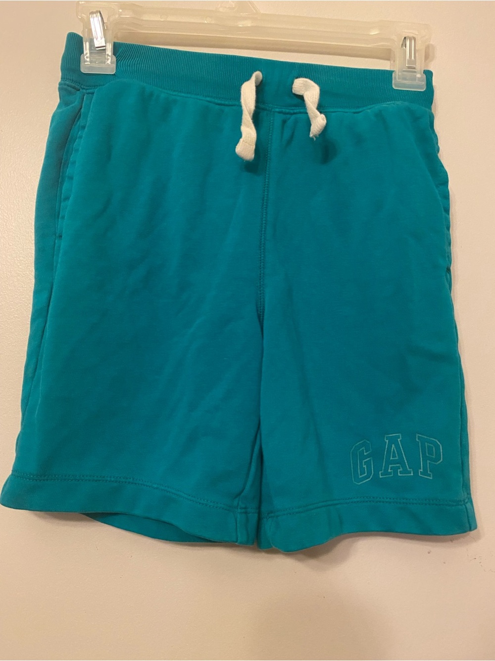 GAP Teal Kids Drawstring Athletic Shorts